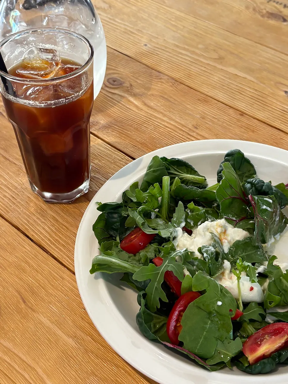 Two glasses of Andover's iced Americano