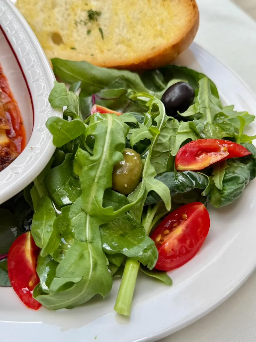 Andover's arugula salad