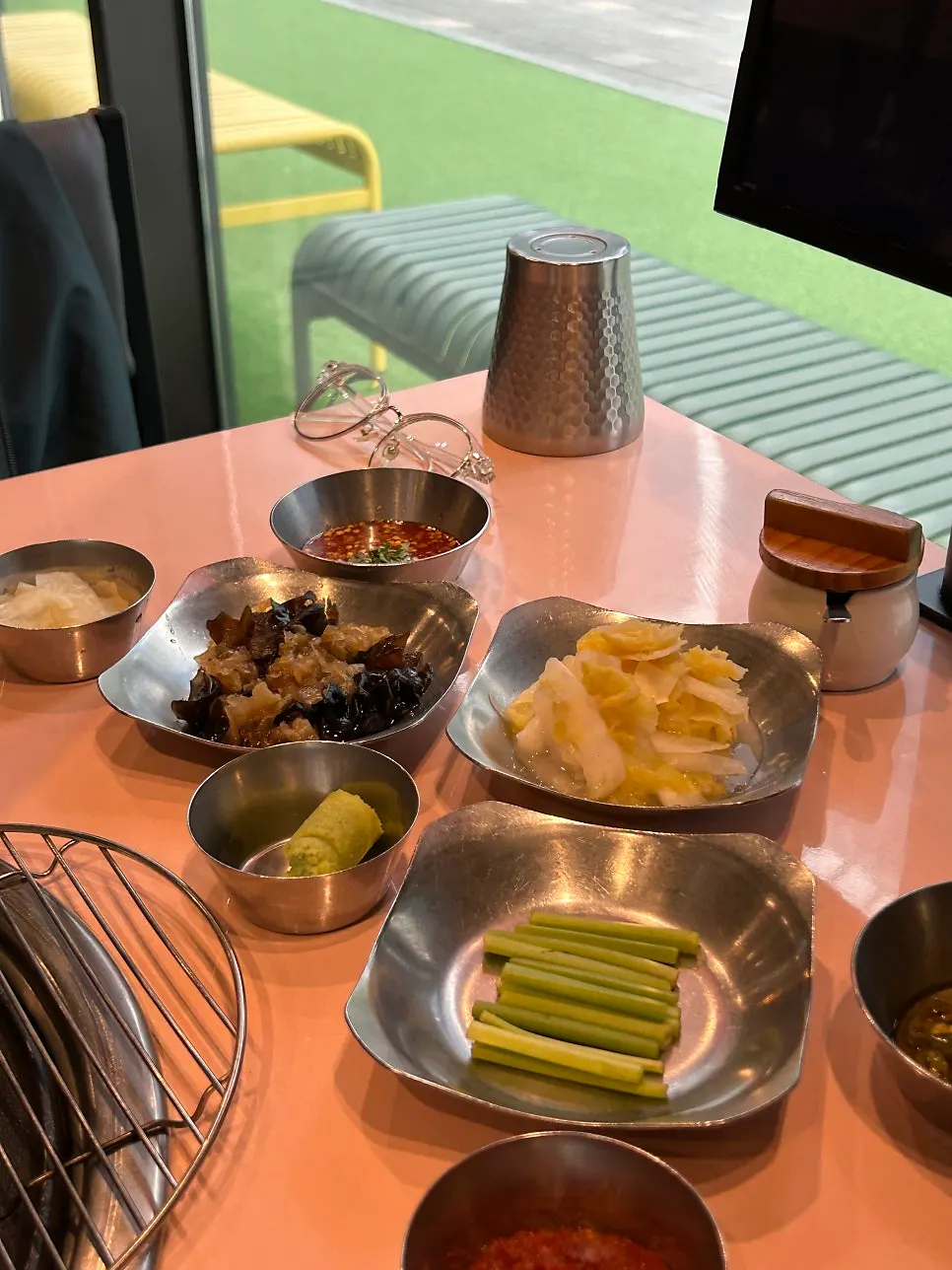 기본 반찬으로 나온 청어알