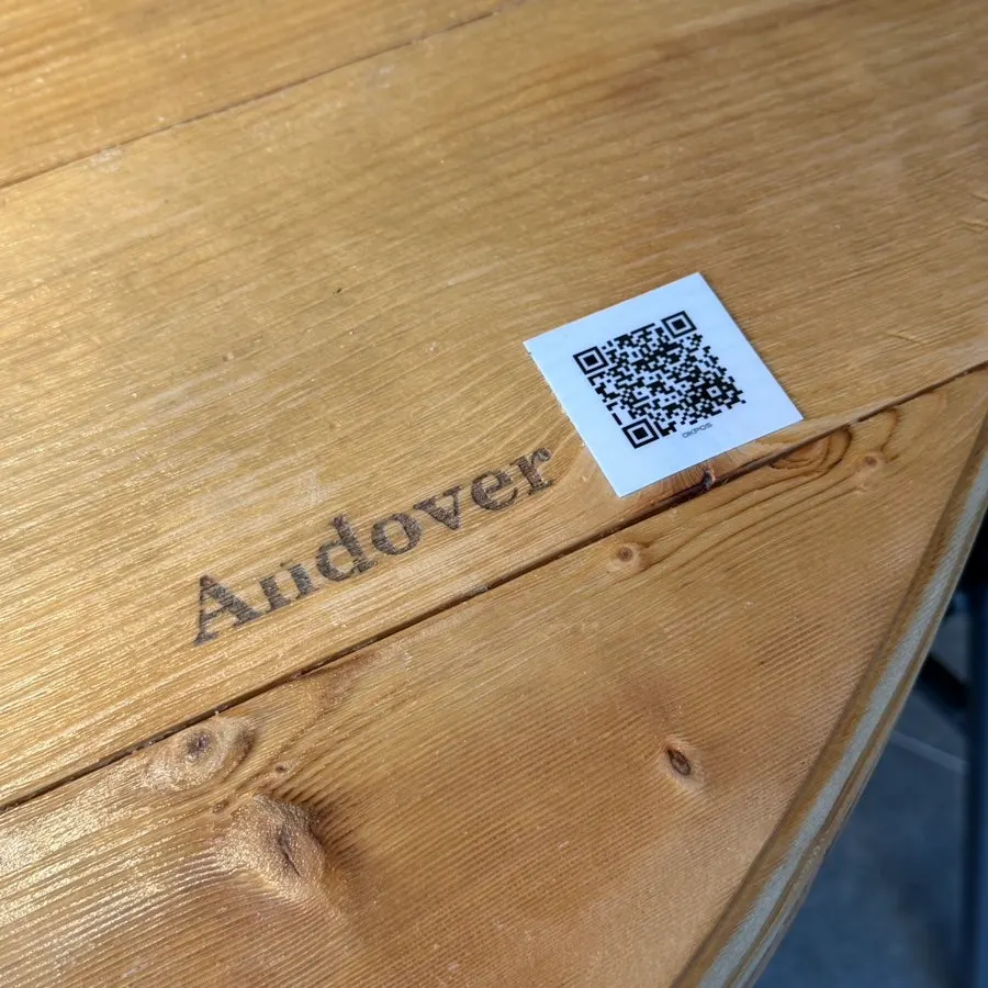 Andover menu QR code information