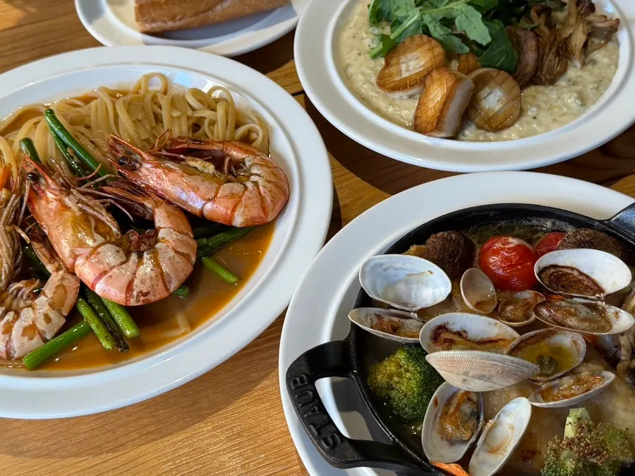 The presentation of the Western-style dishes we ordered