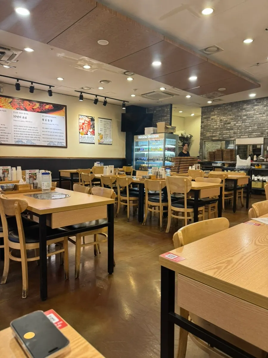 Bright and clean dining area