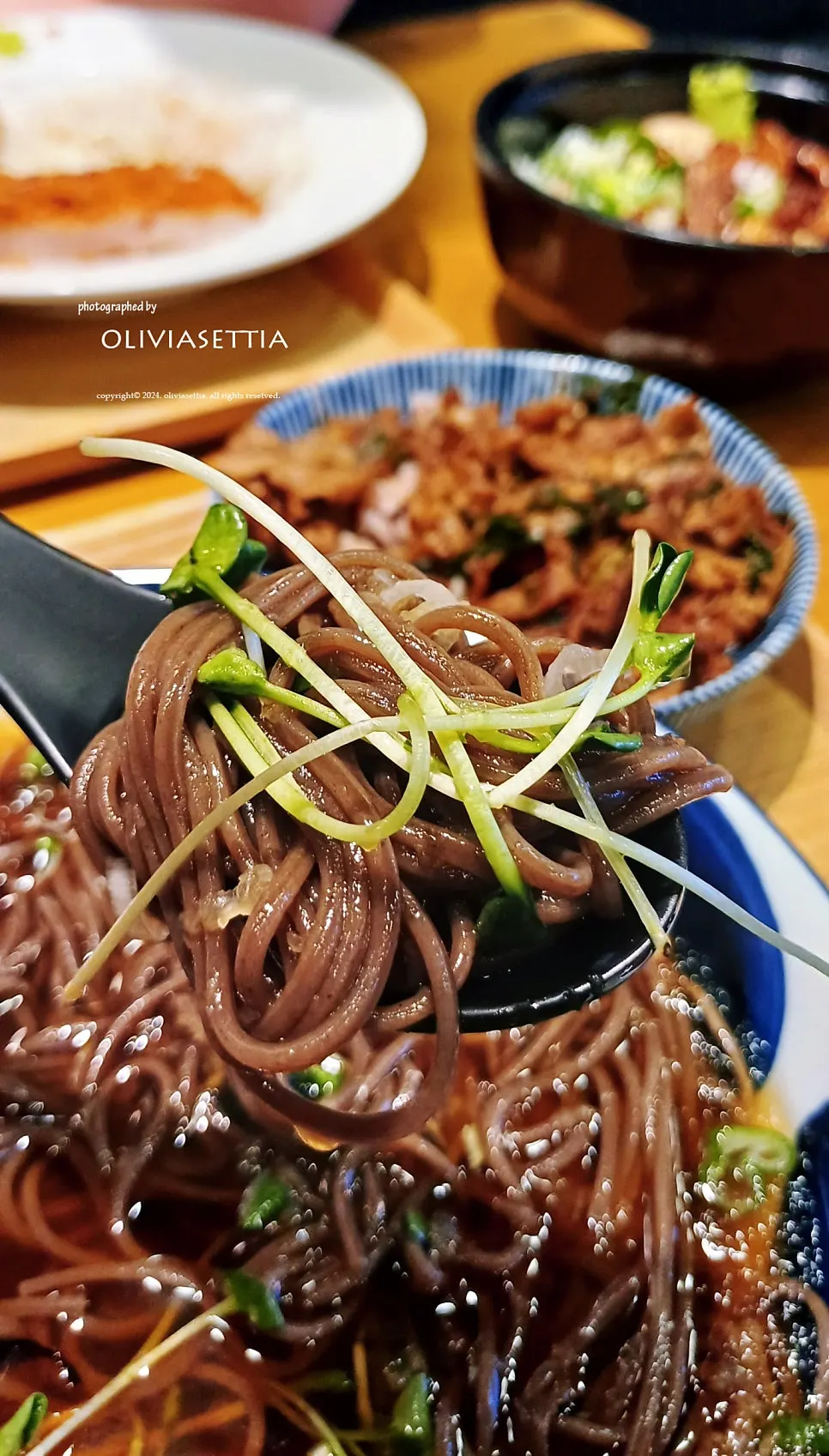 살얼음 육수의 시원한 냉모밀