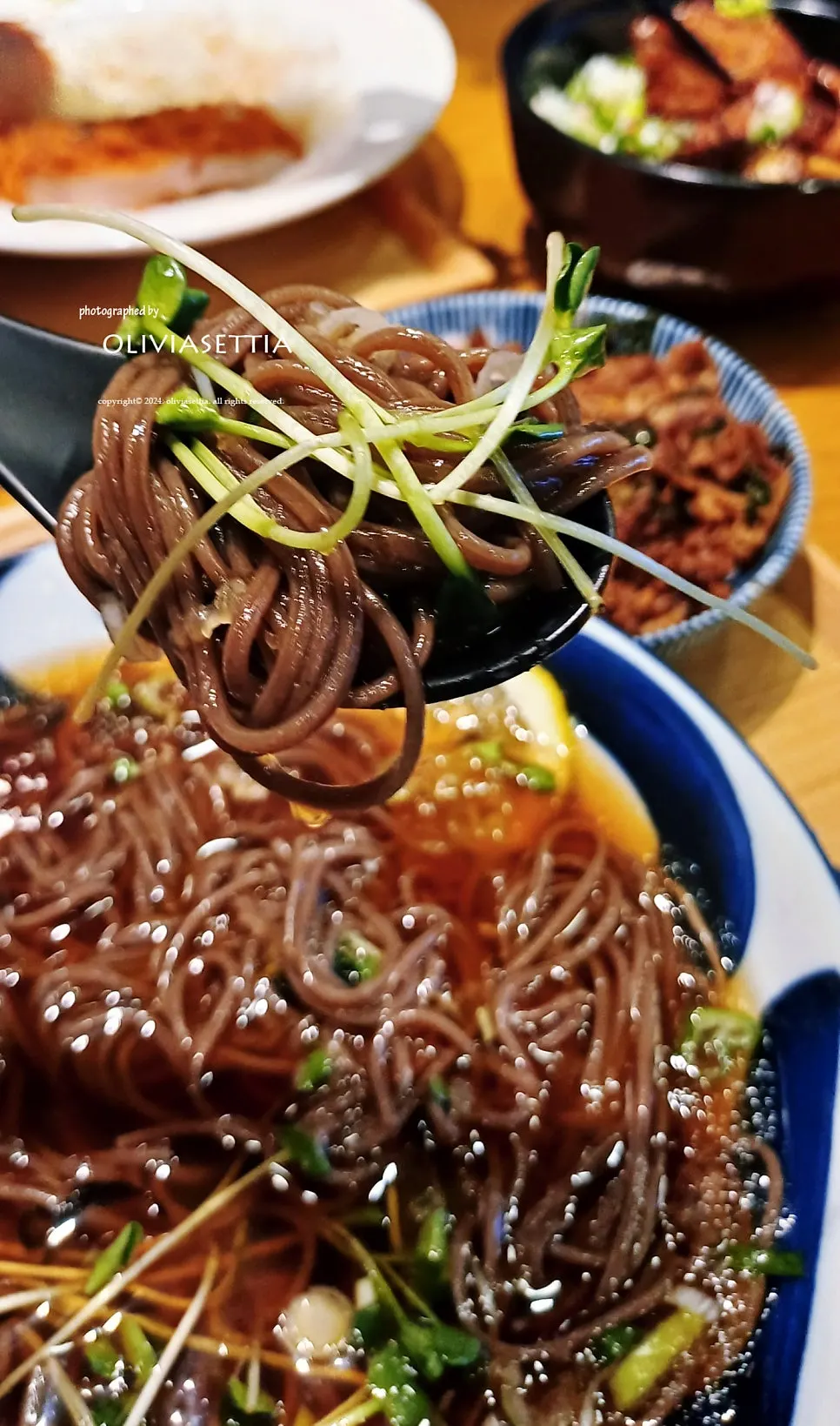 쫄깃한 메밀면 자루소바 한 그릇