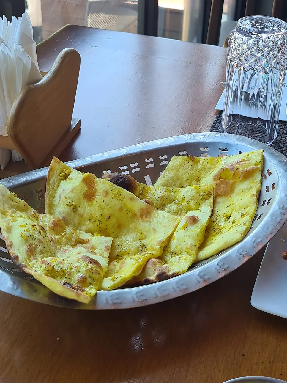 Lunch set with two curries side by side