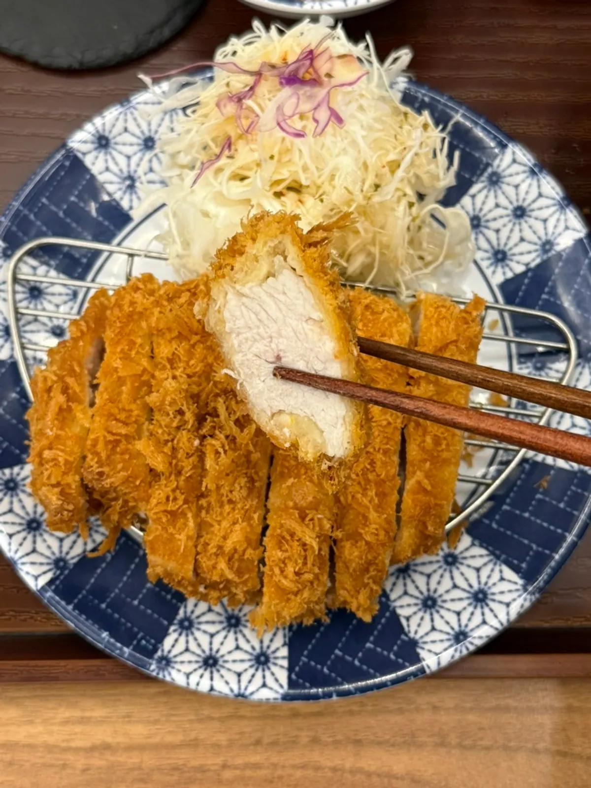 Thickly sliced loin katsu from Katsu Shokudo