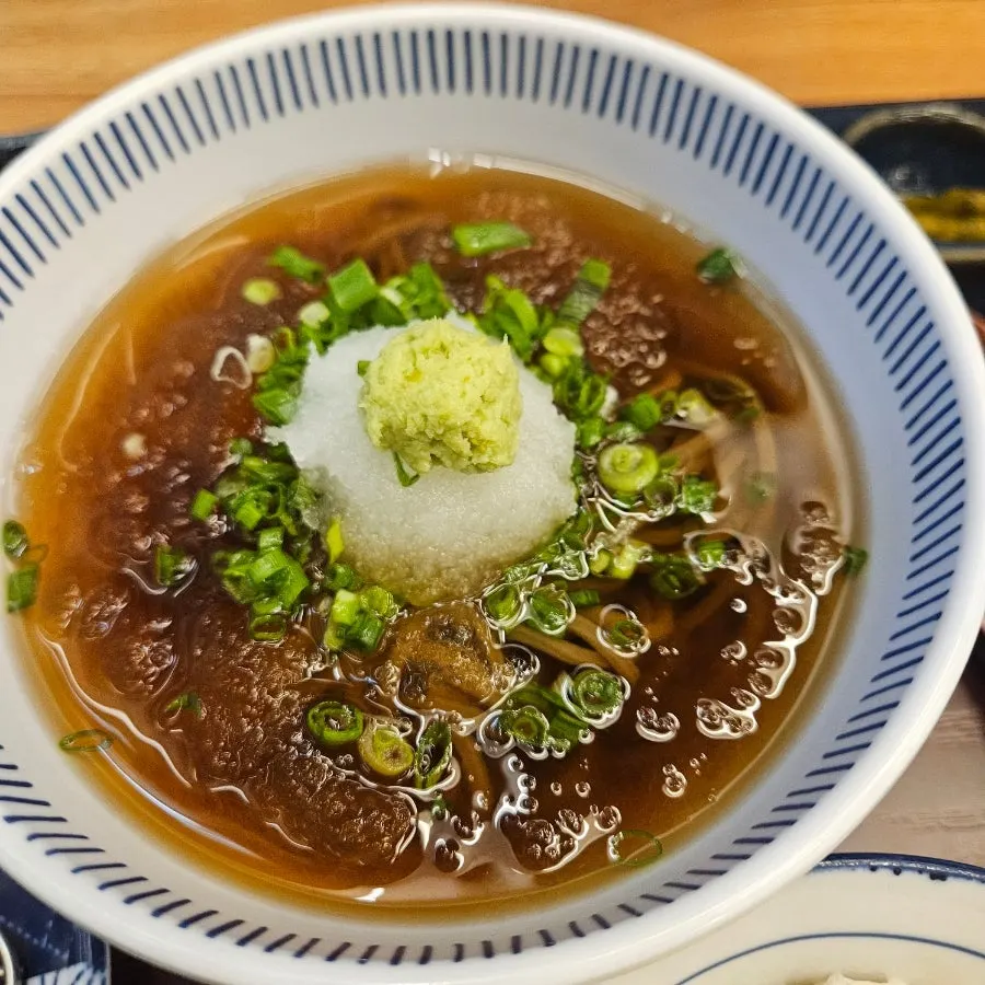 定食に含まれるそば
