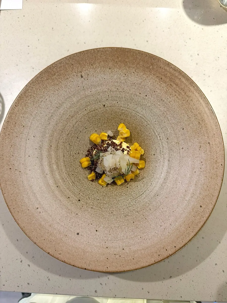 Chodang sweet-corn custard