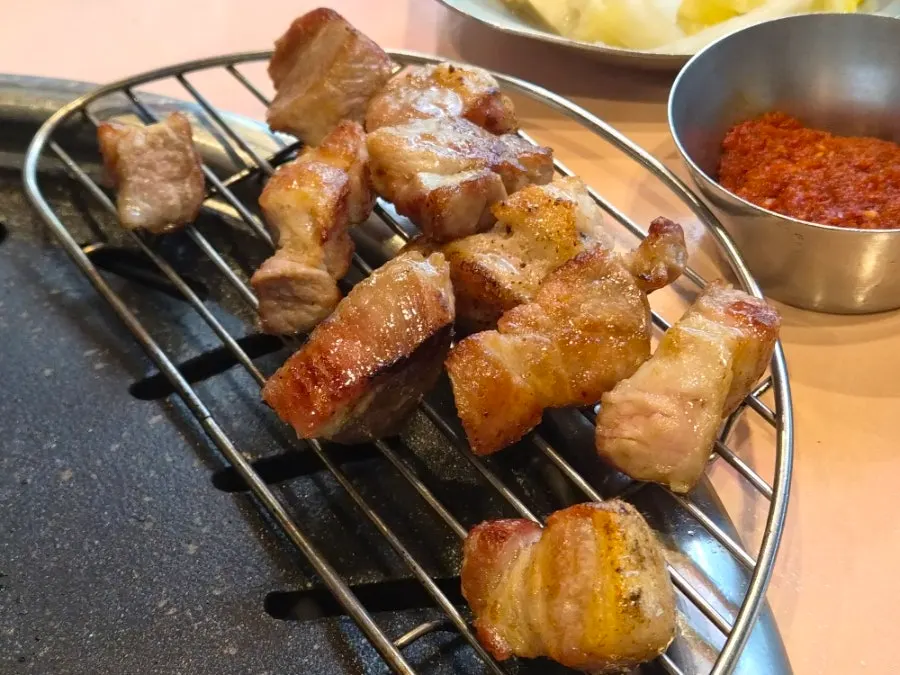 Rested Iberico pork neck