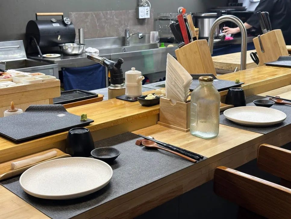 Neatly organized interior of Suyori Sikdang