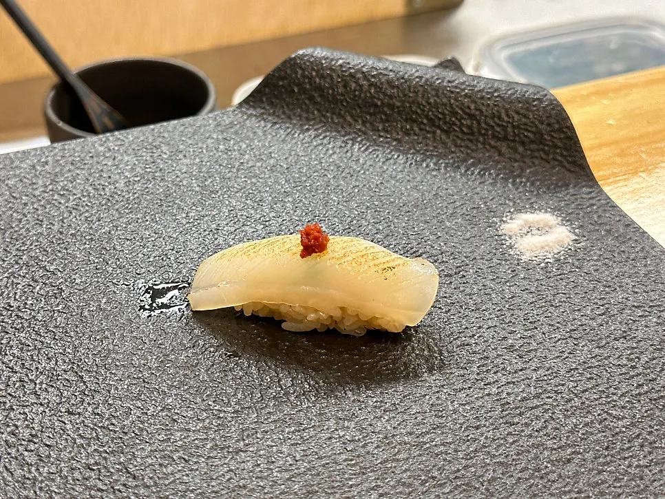 Japanese lunch sushi course with red-vinegar rice at Suyori Sikdang in Pangyo