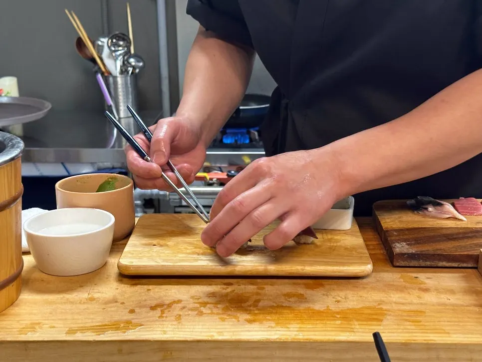 Japanese lunch course finished with a variety of dishes