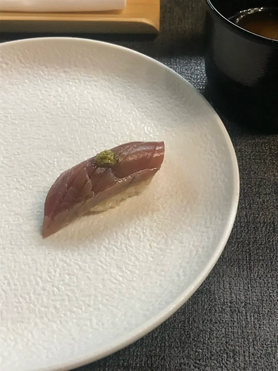 한치와 어린참치 스시