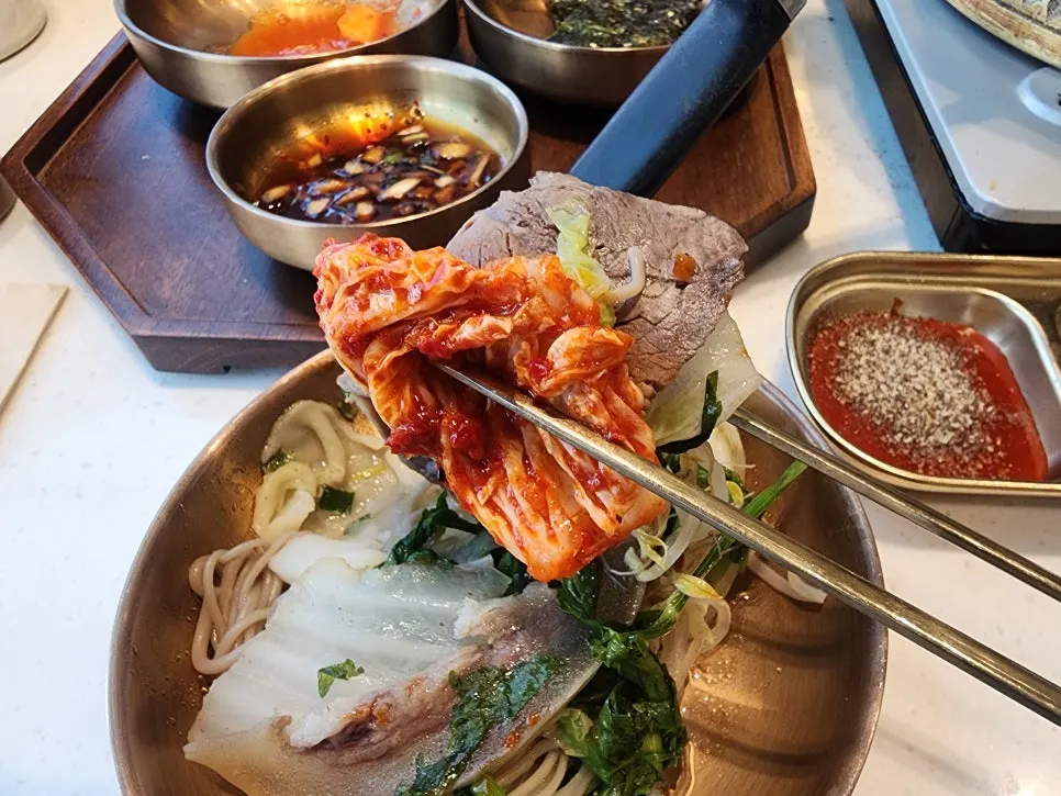 판교역 앞 우슴 판교점 방문 마무리
