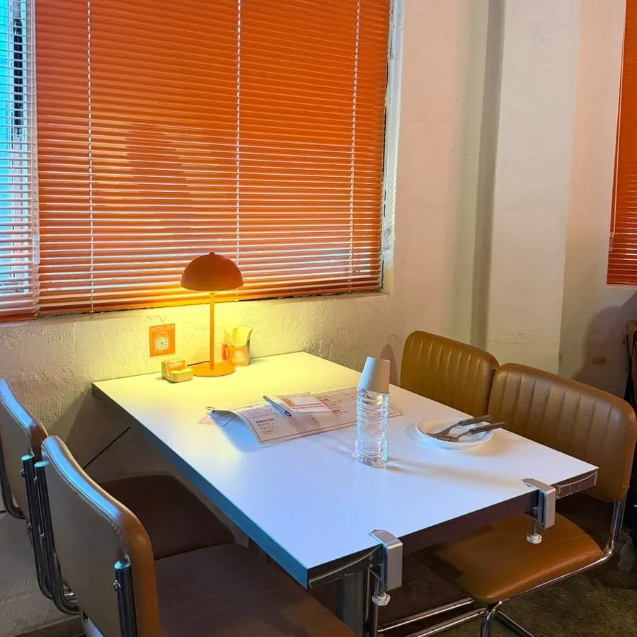 Cozy interior of Panna restaurant