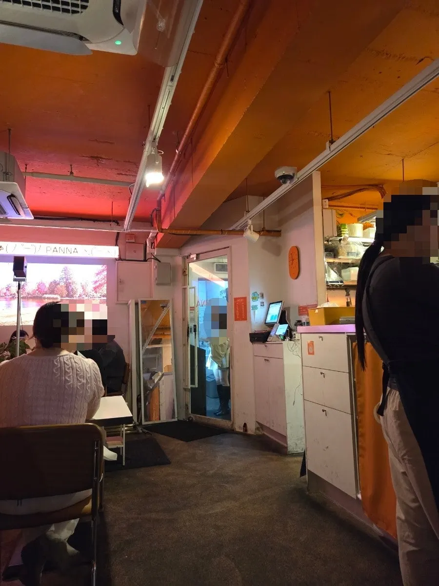 판나 서면본점 좌석과 인테리어