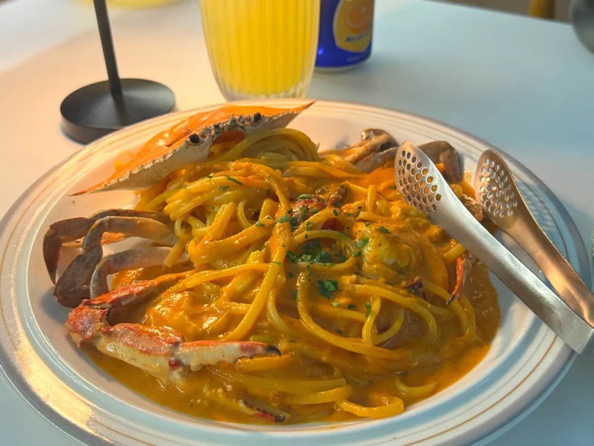 Crab rose pasta at Paol Dongtan Yeoul Park Branch