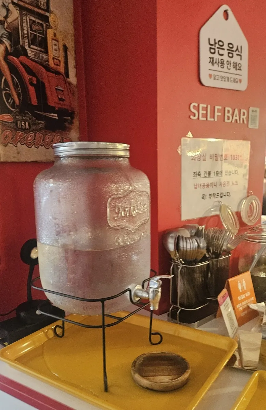 파스타한끼 노원본점 테이블과 좌석