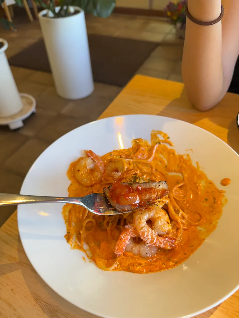 크리미한 투움바 소스에 버무려진 면발