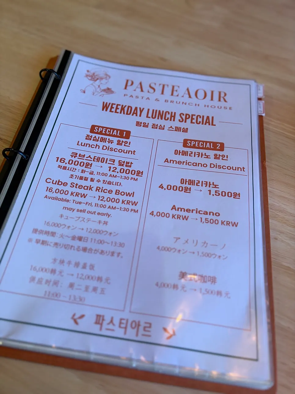 Pastiar's steak set for two, plated
