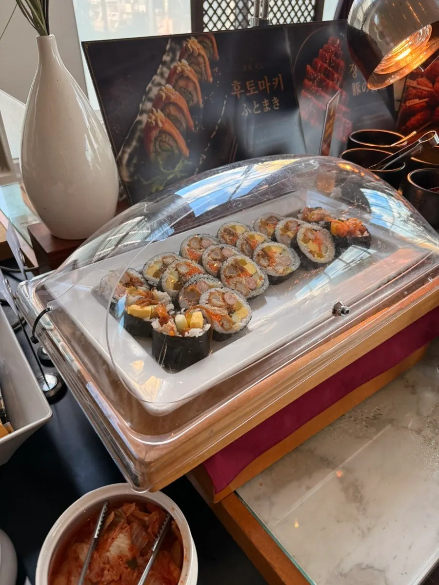 Meal selection enjoyed at Hotel Kukdo Patio