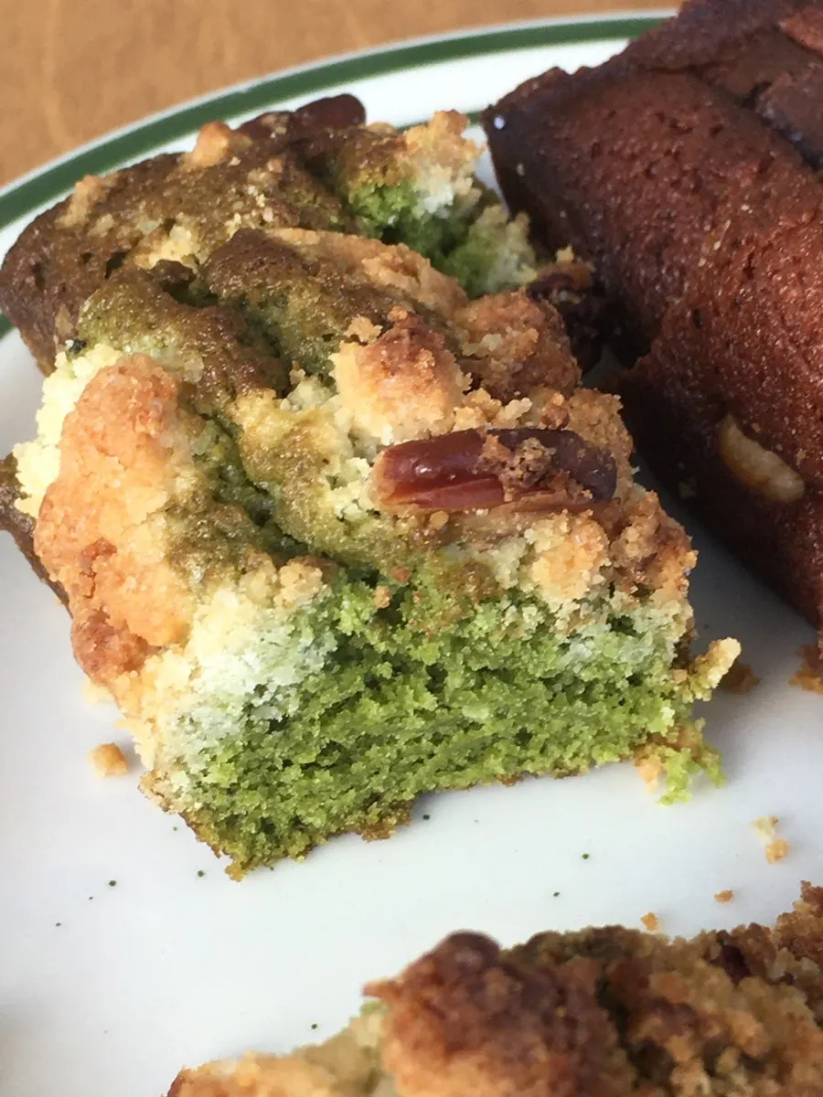 Matcha soboro financier