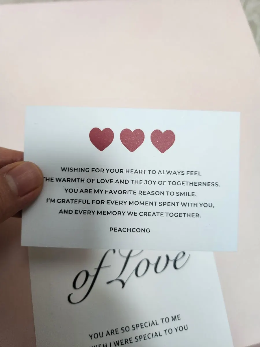 Card and packaging contents