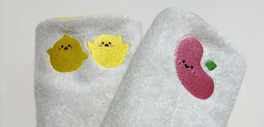 Wash Bib used as a face-washing towel