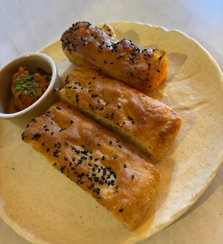 Ciabatta ordered as an extra at Pepite