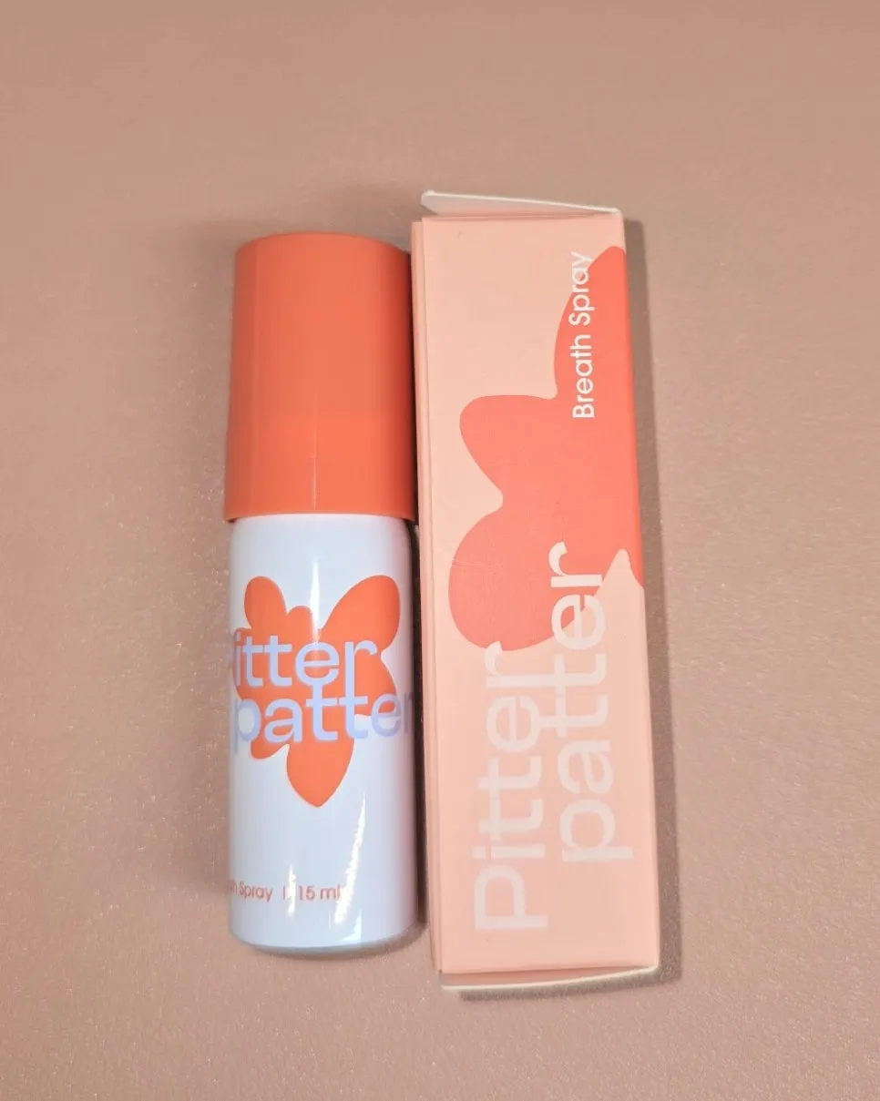 No-alcohol peach-flavored mouth spray