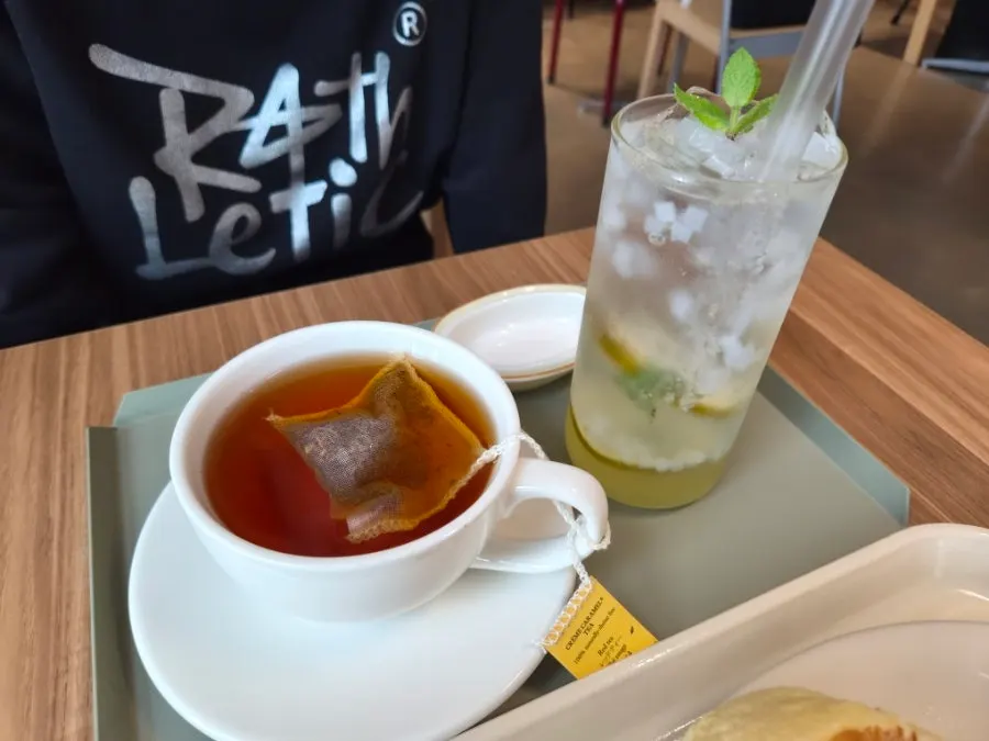 A glass of Petrico's coco lime-ade