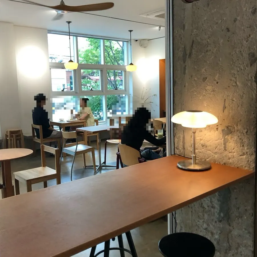 Minimal wood table and chairs