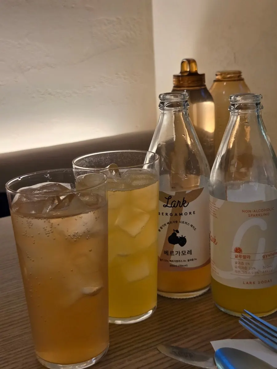 The non-alcoholic drink Bergamore at Pyu Euljiro