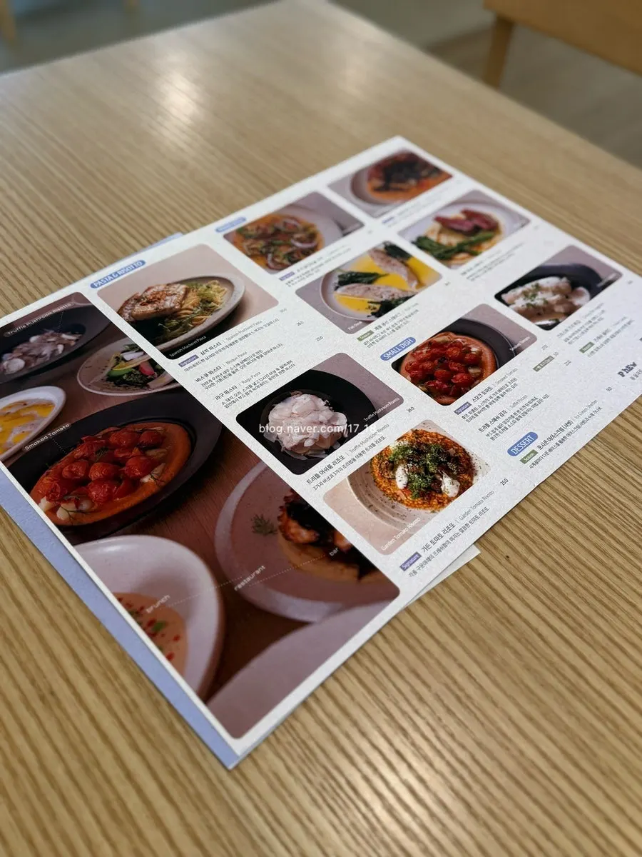 Pyu Euljiro's menu board