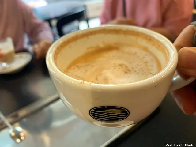 A single-sip Italian-style espresso