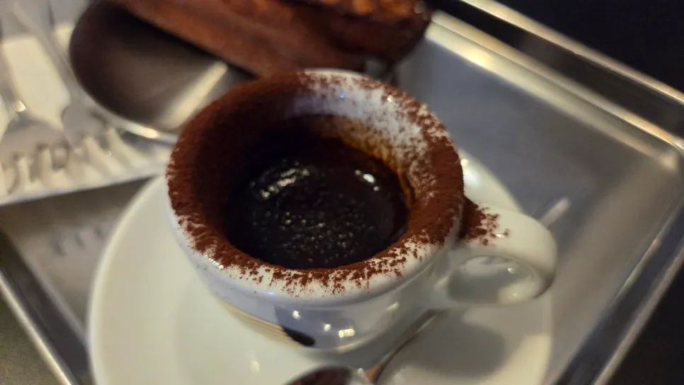 Stracciatella, an espresso bar menu item
