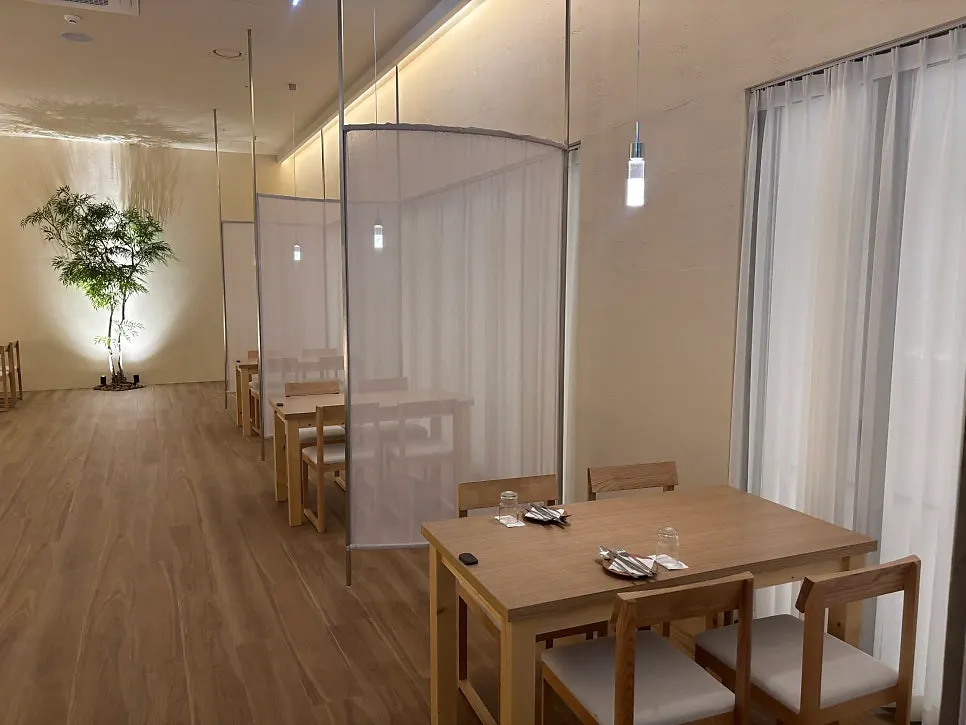 Another spacious area inside the restaurant