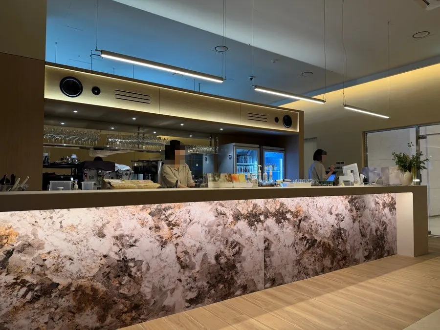View of the tables inside Pyu Euljiro
