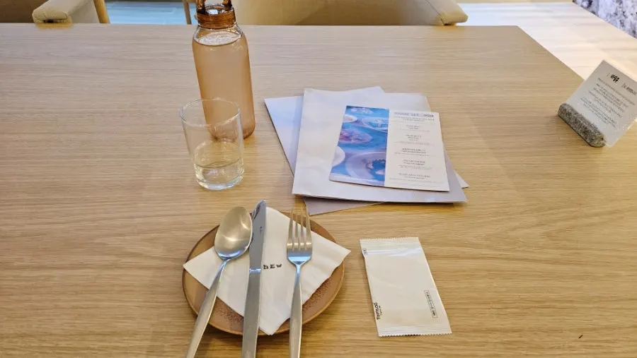 네이버 예약 후 안내받은 퓨 을지로 자리