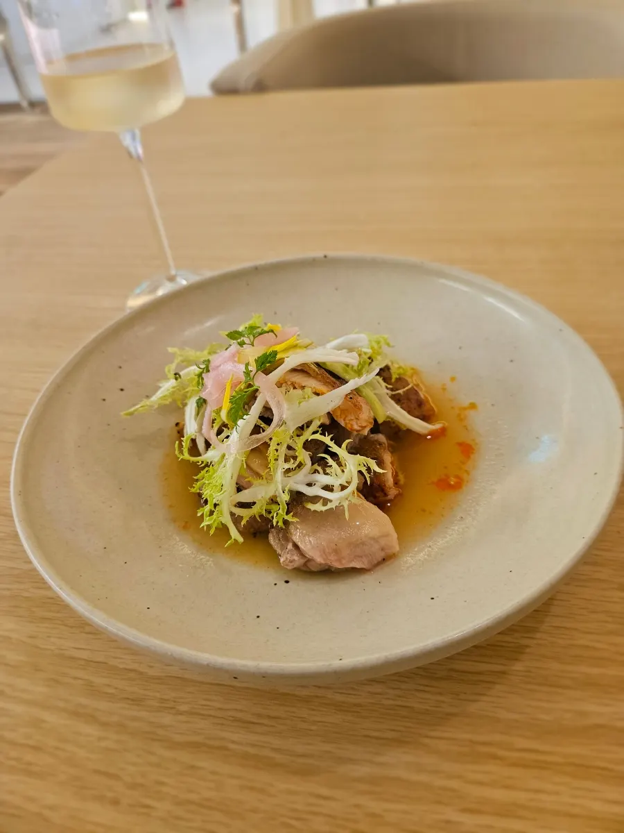 Yuzu chicken thigh skewers at Pyu Euljiro