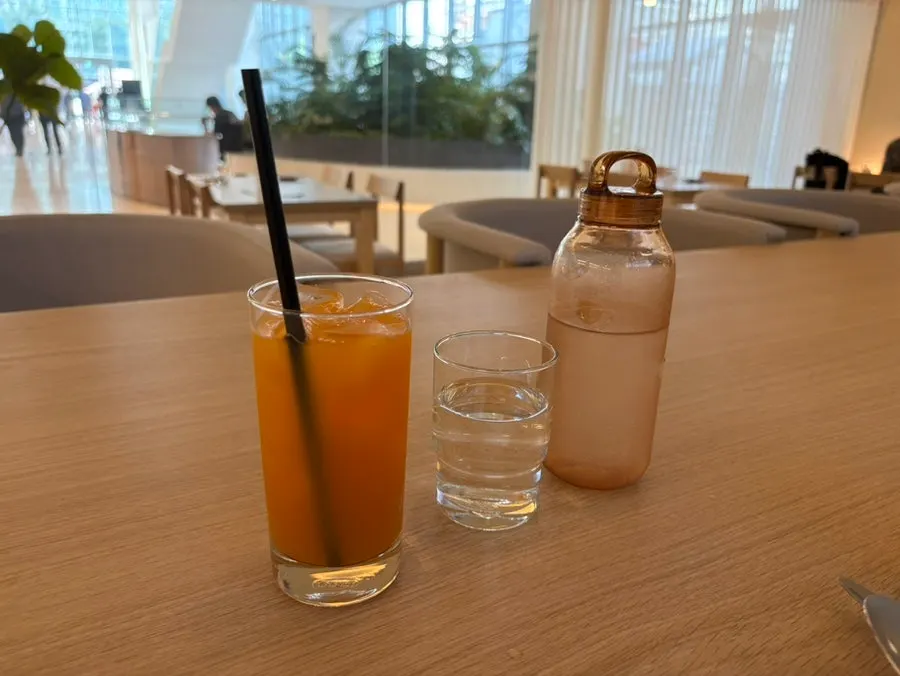 Designer water bottle at Pyu Euljiro