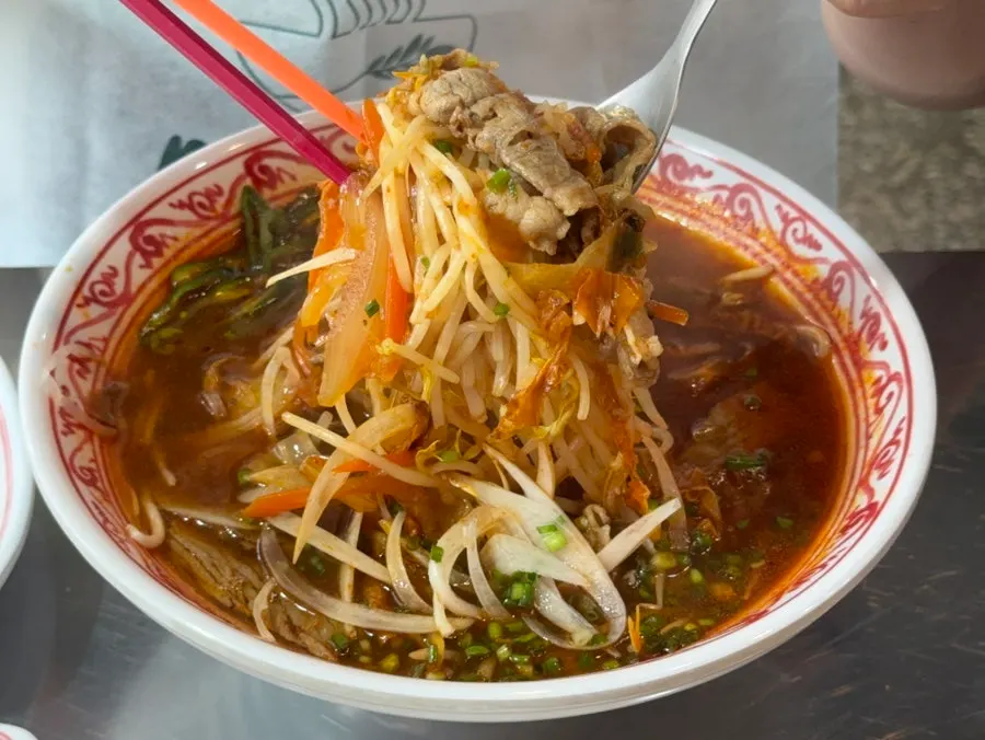 Spicy pho broth with added cheongyang chili