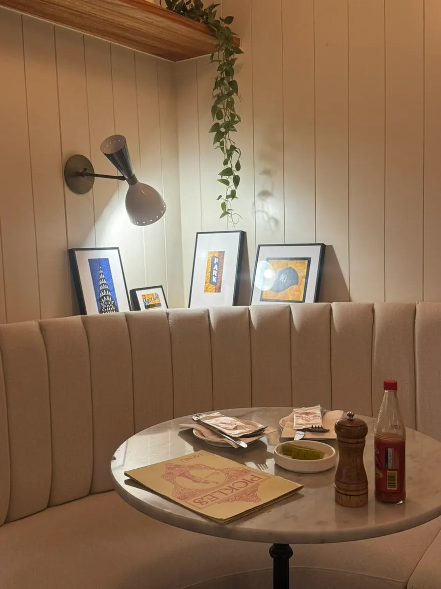 New York-style interior of Pickles