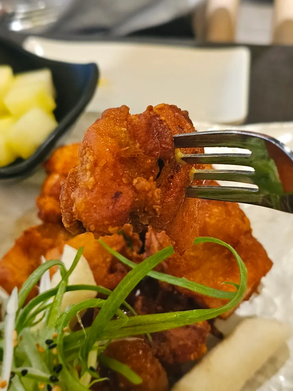 Close-up of original Fix Chicken boneless pieces