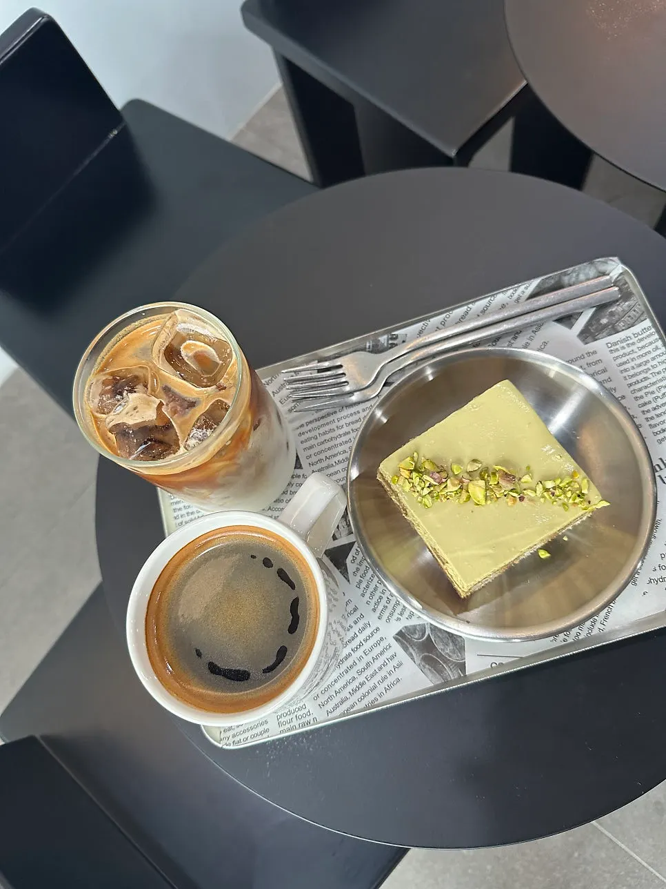 픽트로스터리 메뉴판