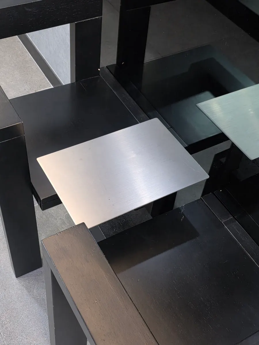 A café table sized well for 2-4 people