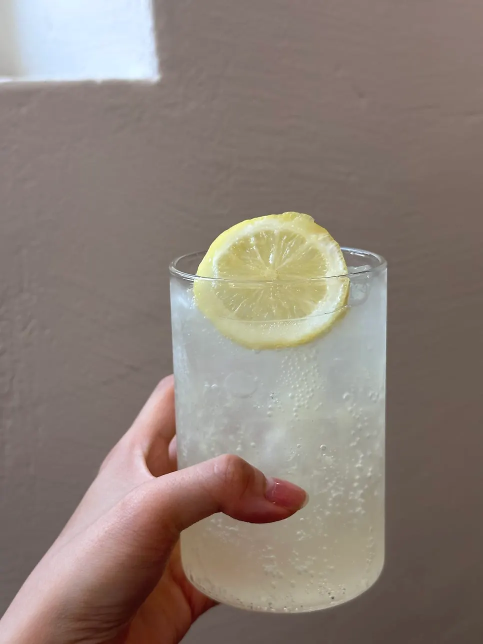 A glass of iced americano