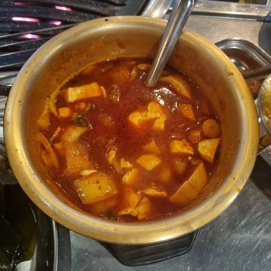 연통에 적힌 부위별 굽는 순서 안내