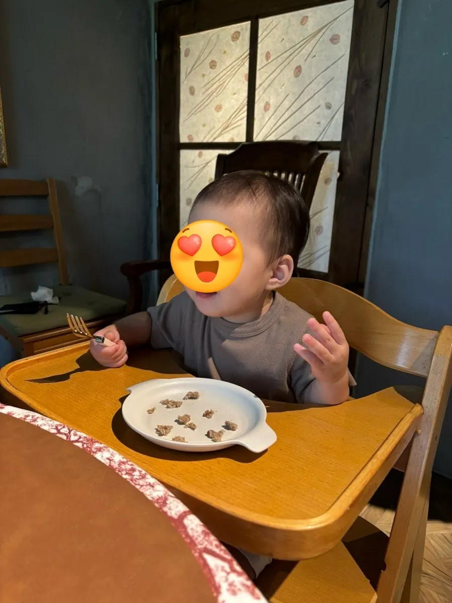 Cup of pre-meal juice our baby drank
