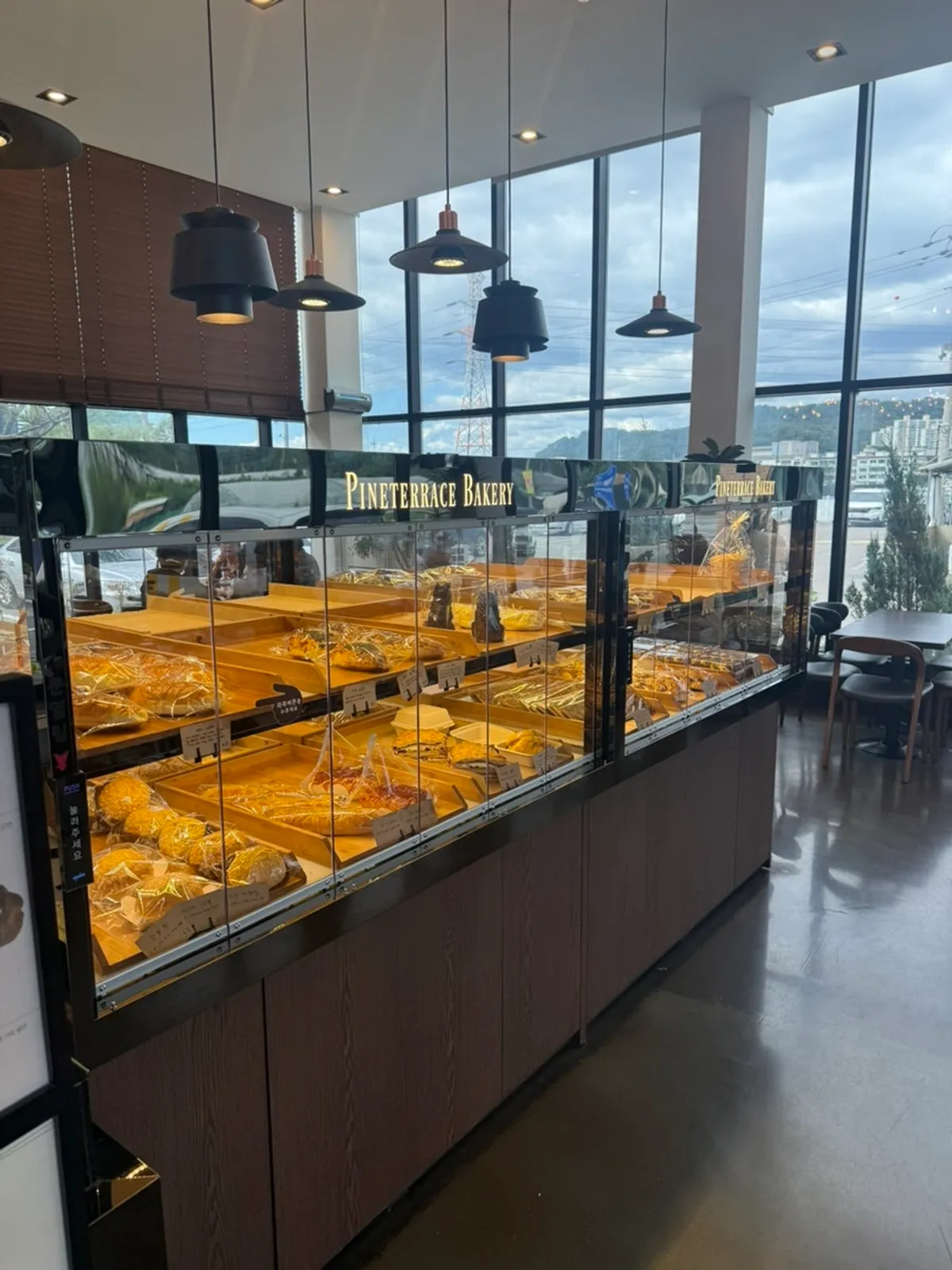 Pine Terrace bakery display case